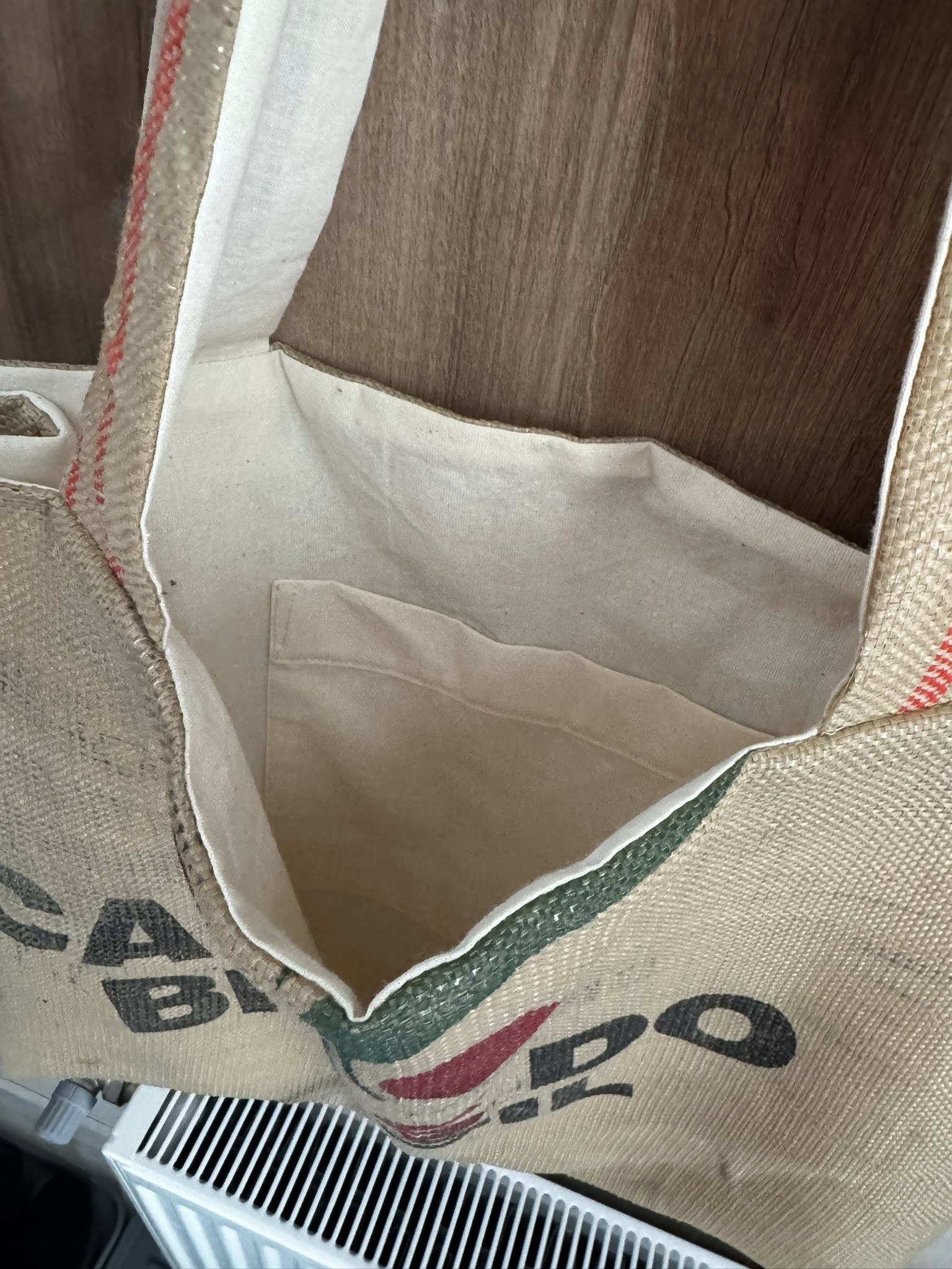 Shopper táska- Kávéimádóknak/ natúr - Image 3